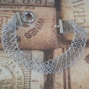 sterling silver lace bracelet